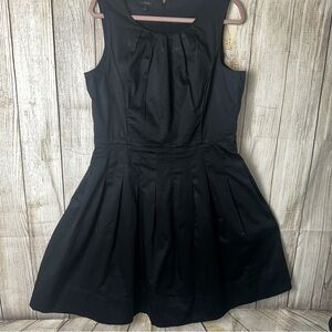 Talbots Black Pleated Dress